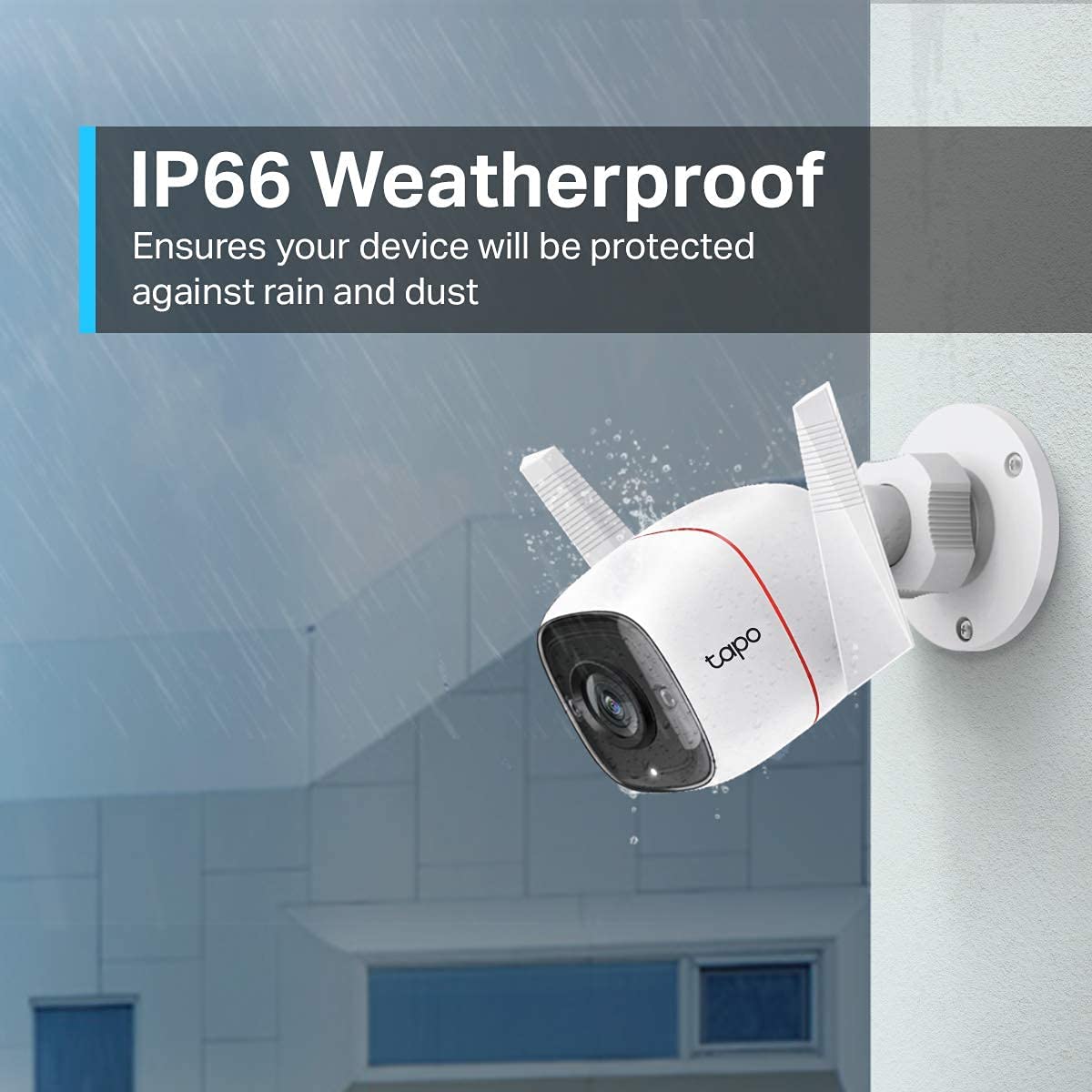 Camara Tapo Full HD 3MP WiFi Ethernet microSD Sensor Movimiento Audio 2 Vias IP66 Tapo C310