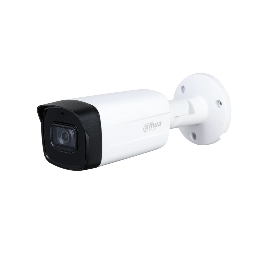 Camara Dahua HDCVI Bala 5MP Lente 3.6mm Auido IR 80m 3D NR CVI CVBS AHD TVI 12Vdc IP67 HAC-HFW1500TH-I8-A-S3-DIP