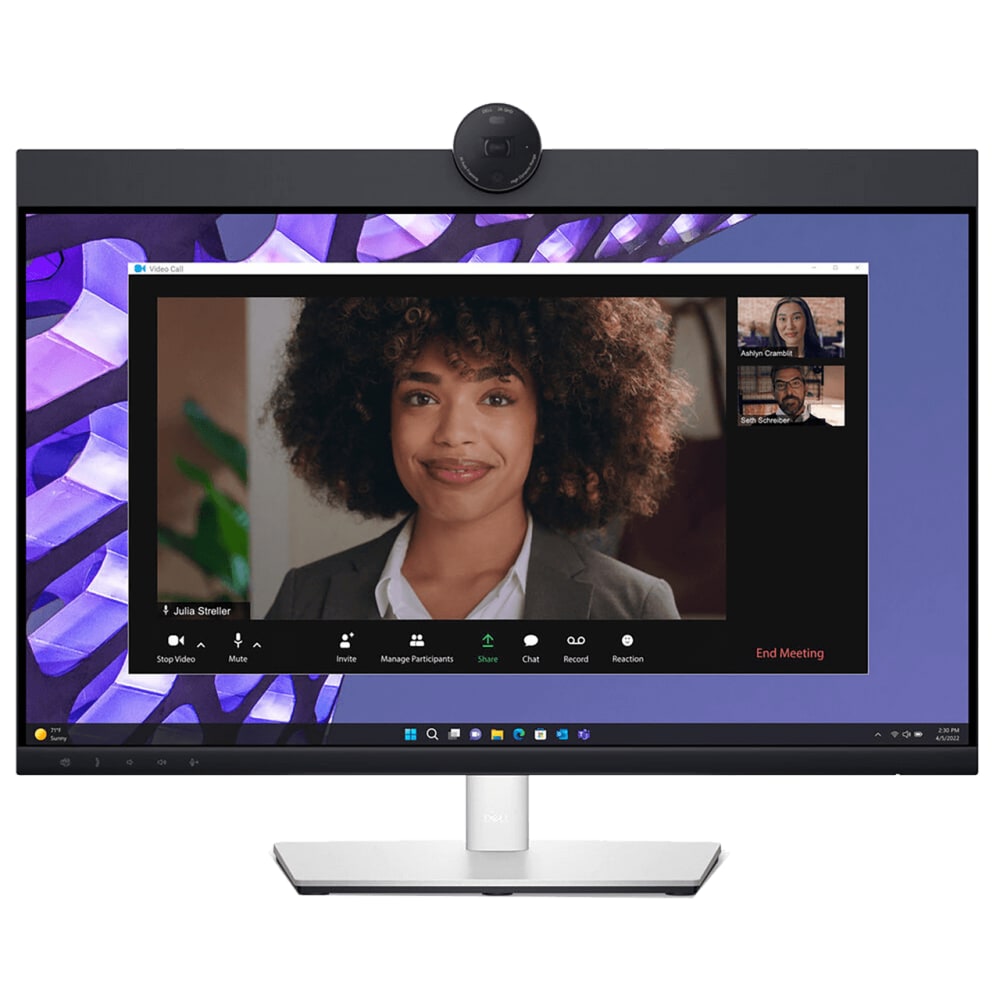 Monitor Dell 23.8" 1920x1080 para Video Conferencia incluye Camara Web Parlante y Microfono Puertos 1xDP v1.2 1xHDMI v1.4 1xR