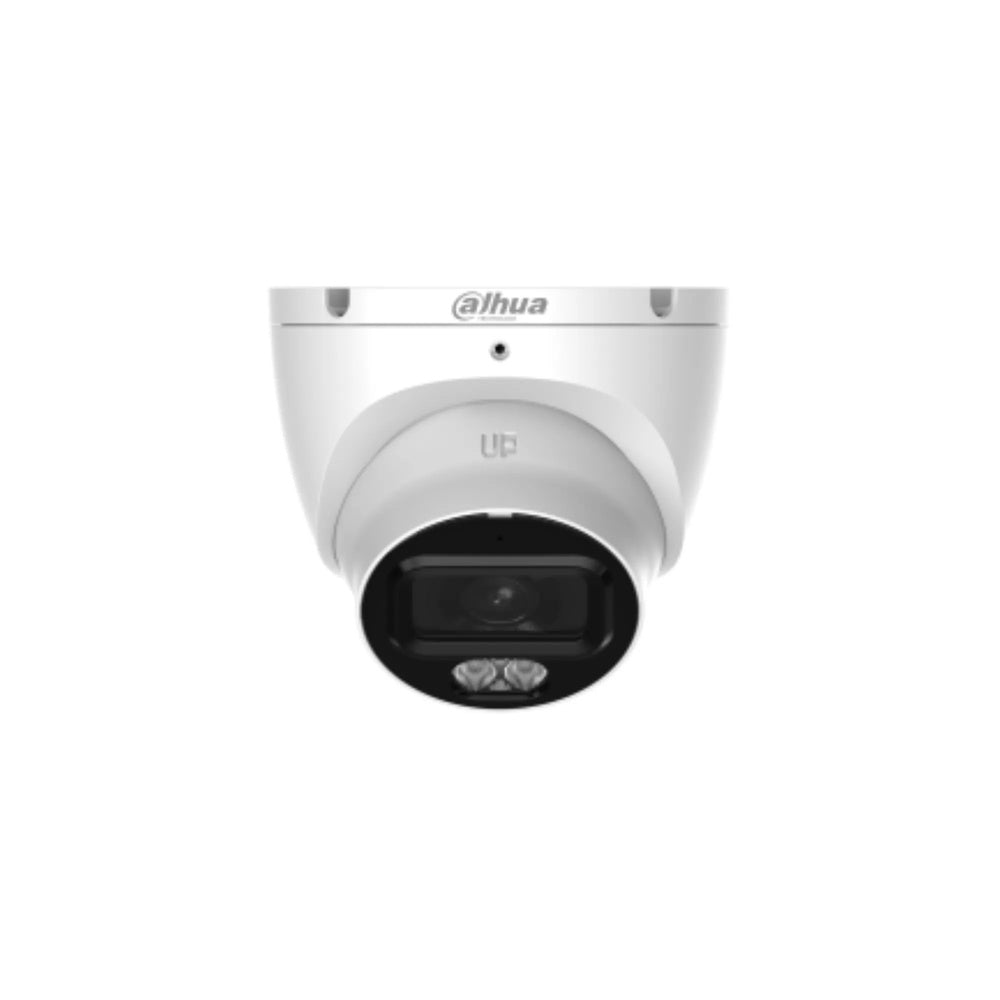 Camara Dahua HDCVI Domo 5MP Lente 2.8mm Metalico Smart Dual Light Luz 30m CVI CVBS AHD TVI IP67 HAC-HDW1500TLM-IL-A-28-DI