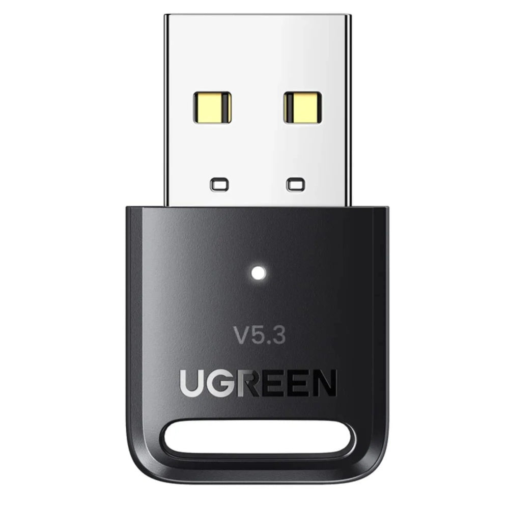 Adaptador Ugreen USB-A a Bluetooth v5.3 BR+EDR BLE Soporta 7 Dispositivos en Simultaneo Indicador LED 90225