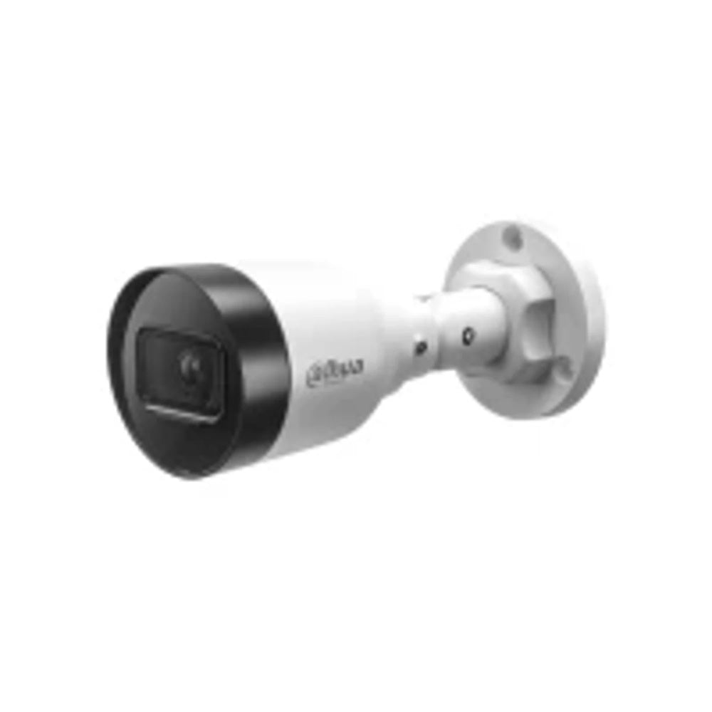 Camara IP Dahua Bala 2MP Metal Plastico Lente 2.8mm Luz 30m SMD Plus 12Vdc PoE IP67 IPC-HFW1230S1-0280B-S6-QH