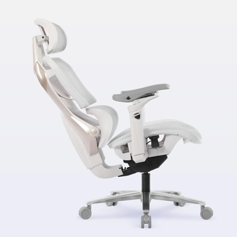 Silla de Oficina DT3 Ergonomica Chrono con Revestimiento Malla DT3 Vintex-C, Reposa Cabezas con Ajuste de Altura y Rotacion, 