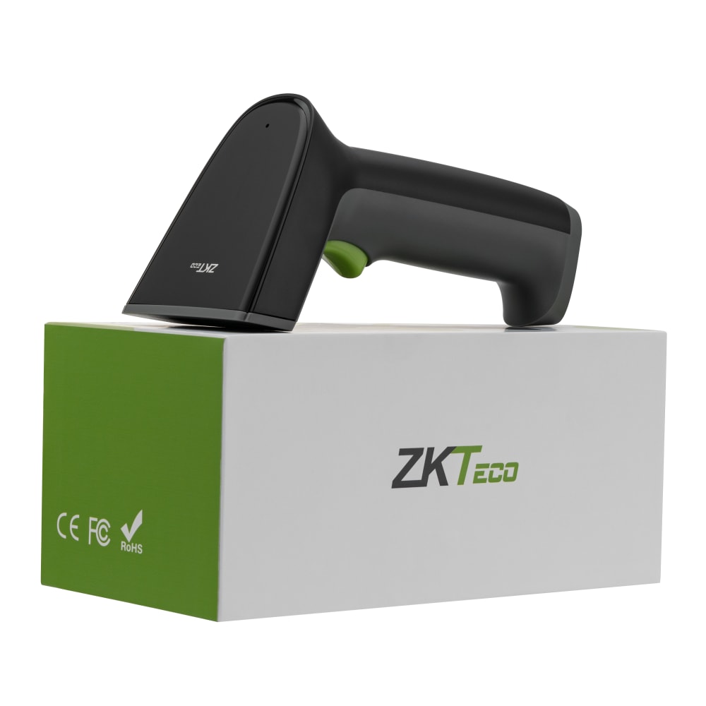Lector Escaner de Codigo de Barras Zkteco 1D Profundidad 3-40cm Comunicacion USB ZKB101S