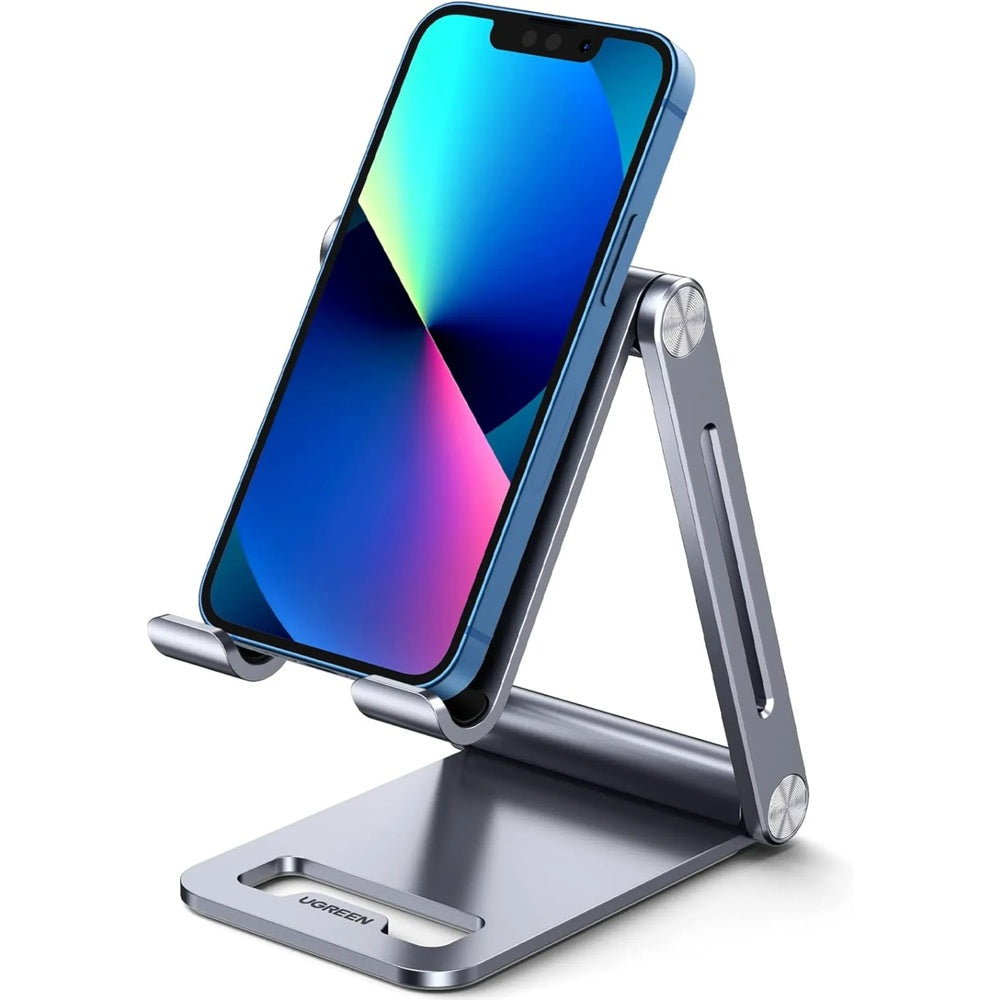Soporte para Celular Ugreen Multiangulo Plegable y Compacto Angulo Regulable Antideslizante hecho de Aluminio 80708