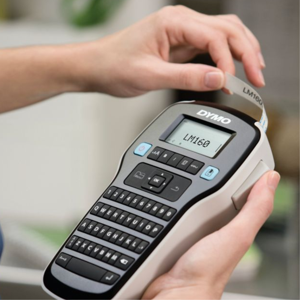Etiquetadora Dymo Labelmanager 160 Negro Incluye 1 Cinta D1 Negro fondo Blanco 2175086