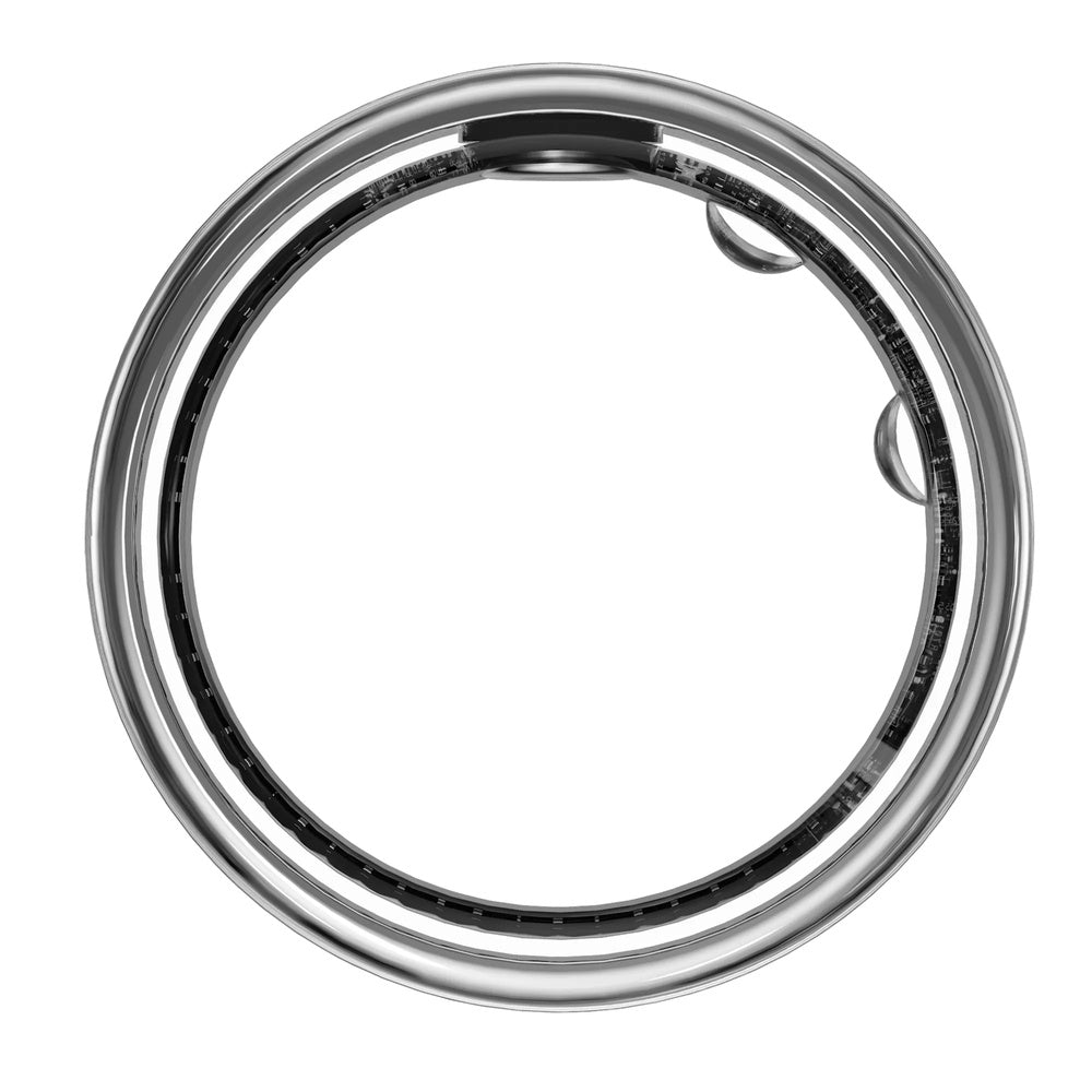 Anillo Inteligente Havit Tamaño #8 Diametro Monitorea Salud Resistencia 5ATM Estuche carga 13 veces Gris M7083-8-SILVER