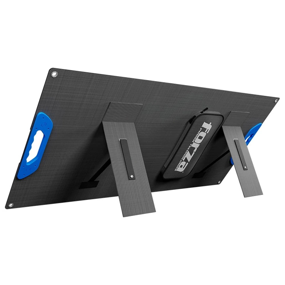 Panel Solar Portatil Forza 100Watts Monocristalino y Conexion 6en1 para todos los Dispositivos IP65 FPV-T100W