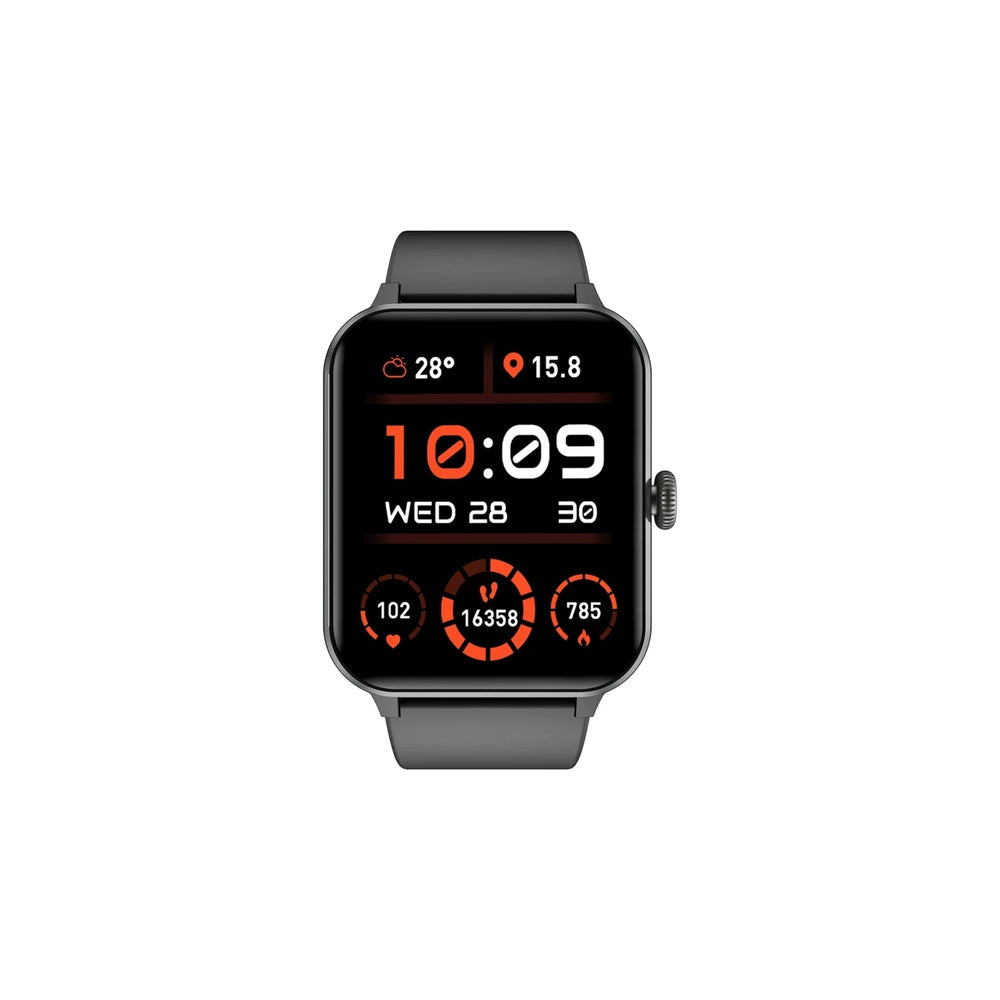 Reloj Smartwatch Blackview Pantalla 1.85" HD Llamada Bluetooth y Asistente de Voz Bateria 350mAh IP66 color Negro R50-BK