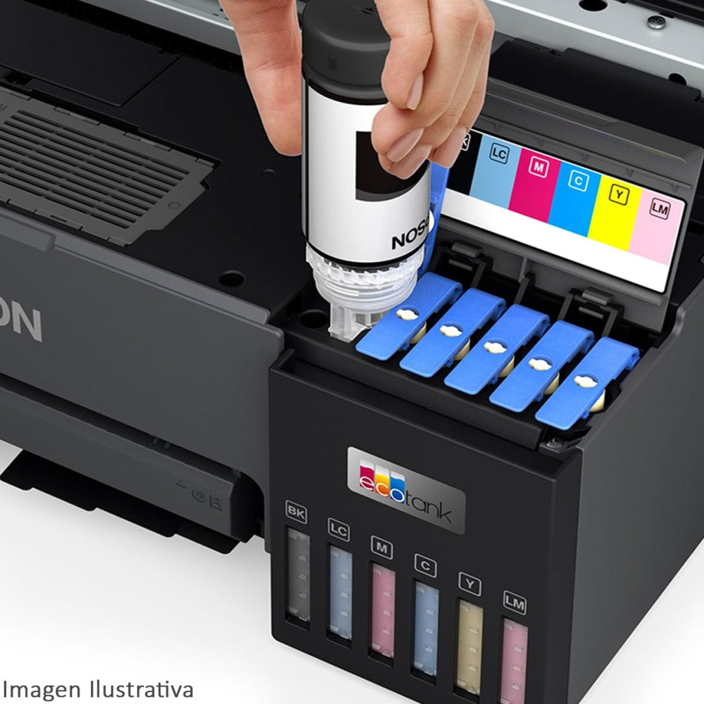 Impresora Espon Fotografica L8050 con Sistema de Tinta Continuo Original USB y WiFi C11CK37301 Epson