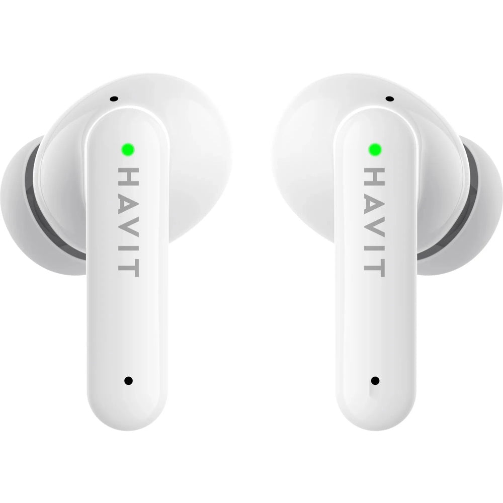 Auriculares Havit Inalambrico Control Tactil Llamada Nitida Graves Potentes BT v5.3 Bateria 5H Puerto USB-C TW967 PRO-WH
