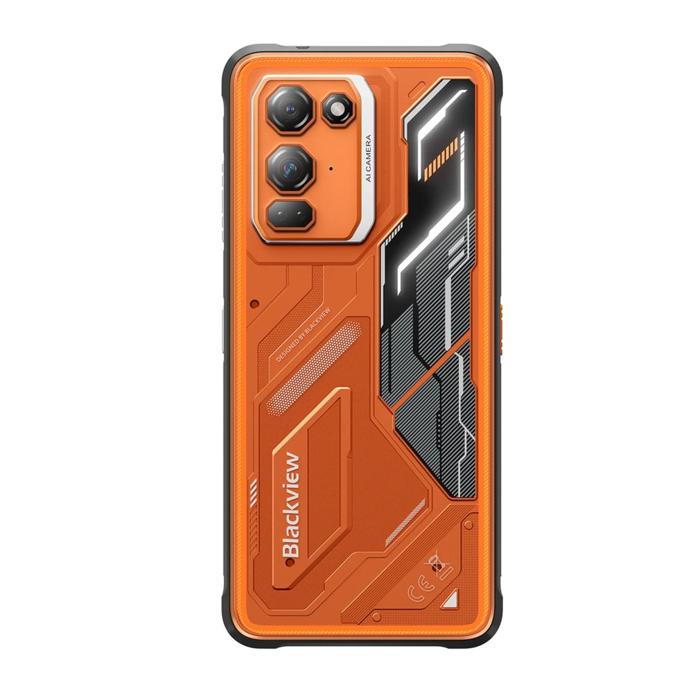 Celular Blackview FORT 200 Pantalla 6.78" 2.4K 120Hz 16GB+256GB 5000mAh NFC LTE BTv5 Android 16 IP68 FORT 200-ORANGE
