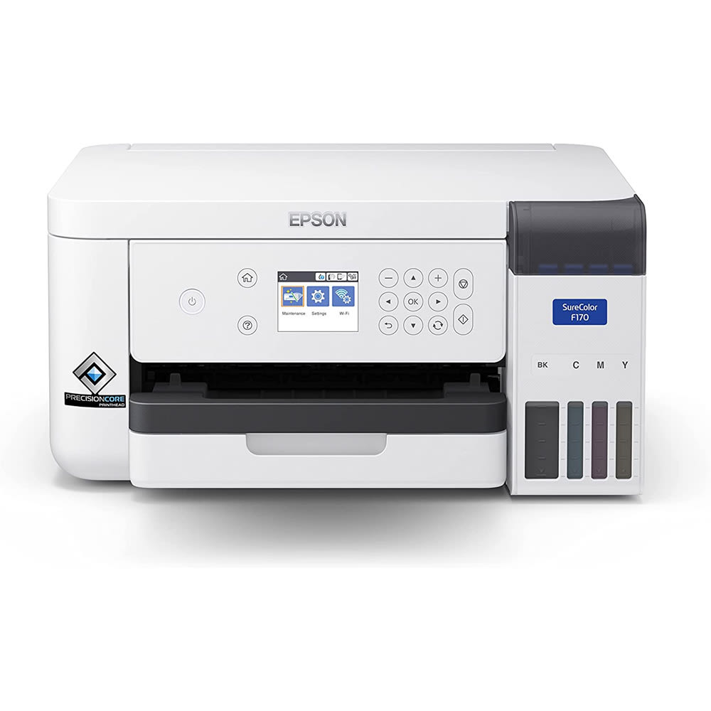 Impresora Epson Sure Color F170 para Sublimacion con Sistema de Tinta Continuo Original Conectividad USB WiFi y Ethernet C11C