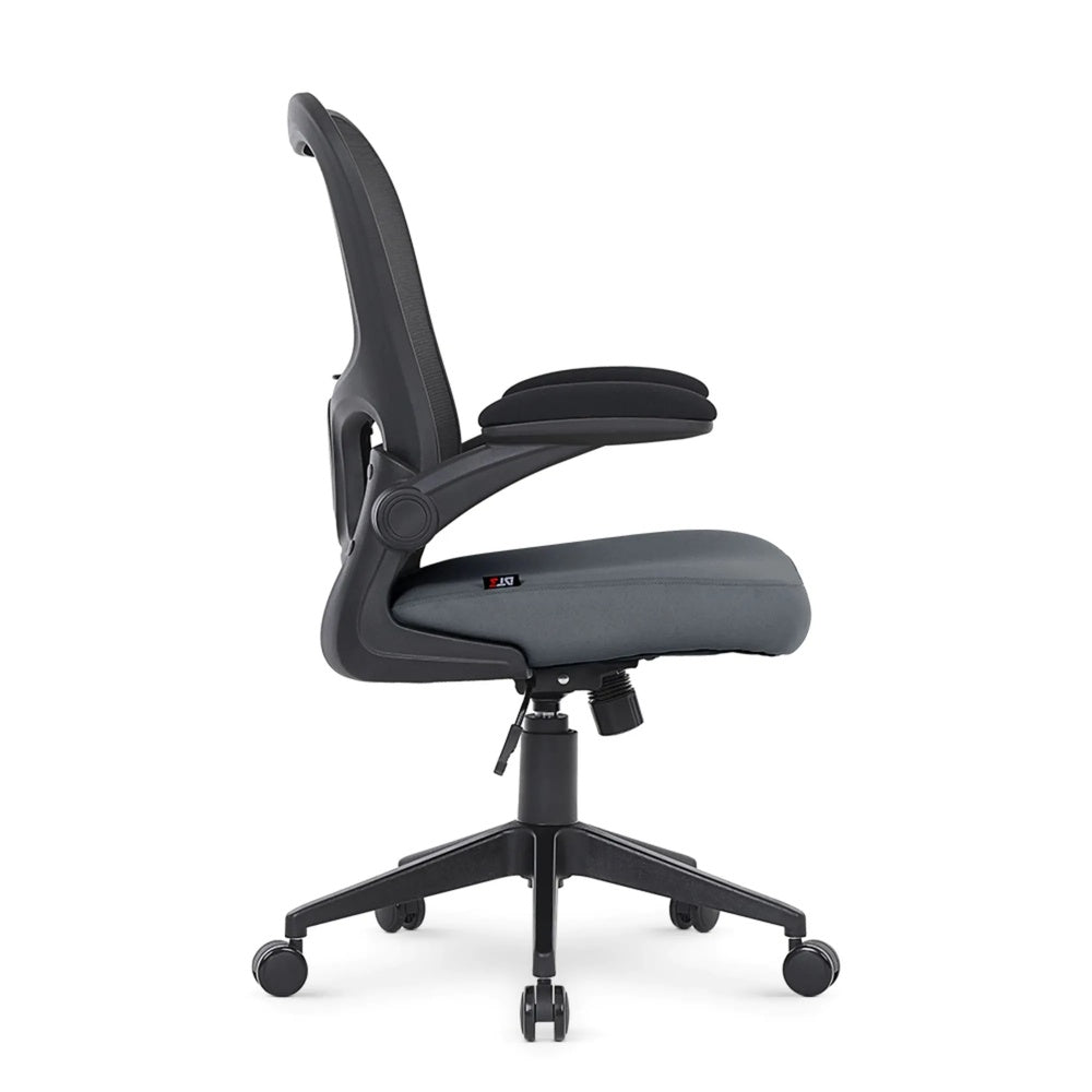 Silla de Oficina DT3 Ergonomica Revestimiento Malla Spandex en el Respaldar Apoyo Lumbar color Gris Oscuro 13906-9