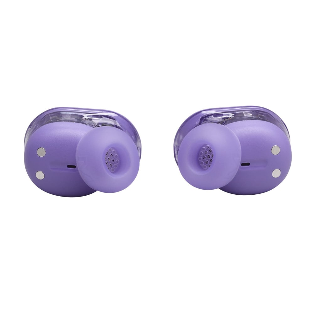 Audifonos JBL Tune Buds2 Ghost Pure Bass Sonido Espacial AND 6 Microfonos para Llamada Bateria hasta 12 horas IP54 color Mora