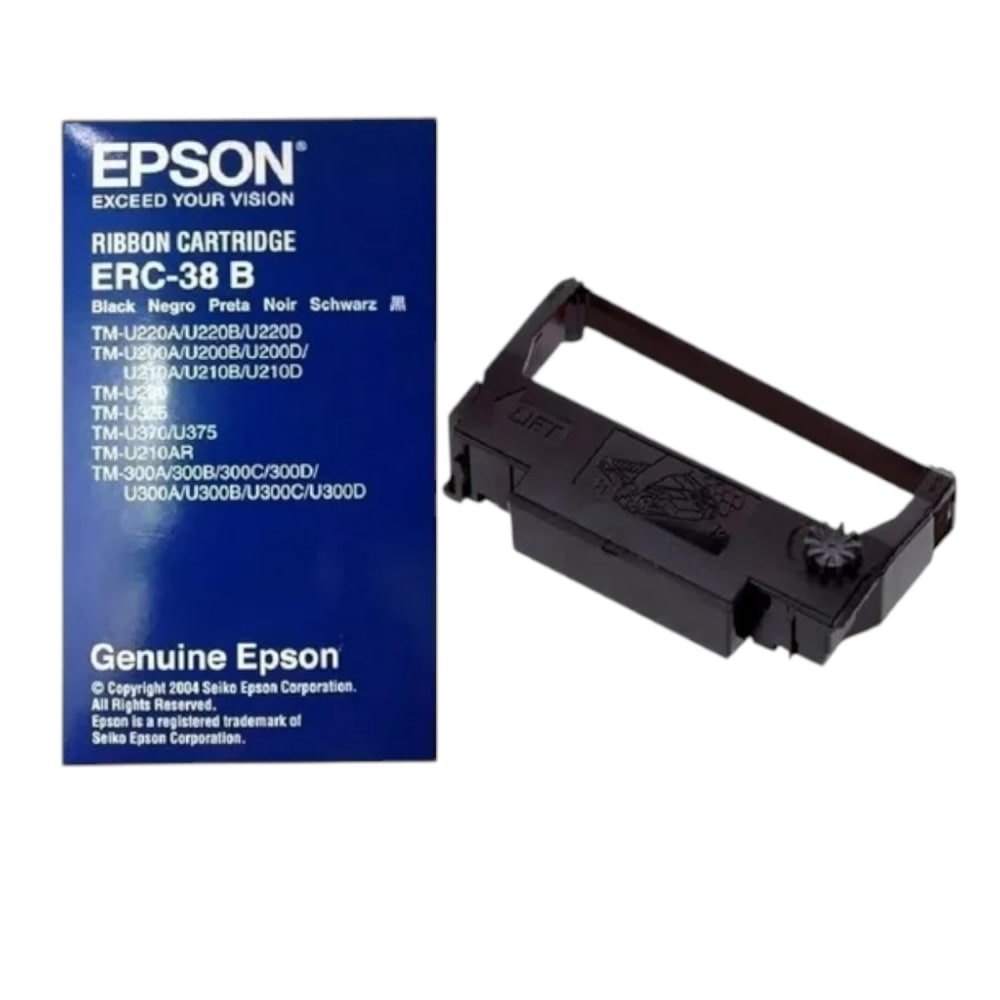 Cinta para Impresora Epson color Negro ERC-38B