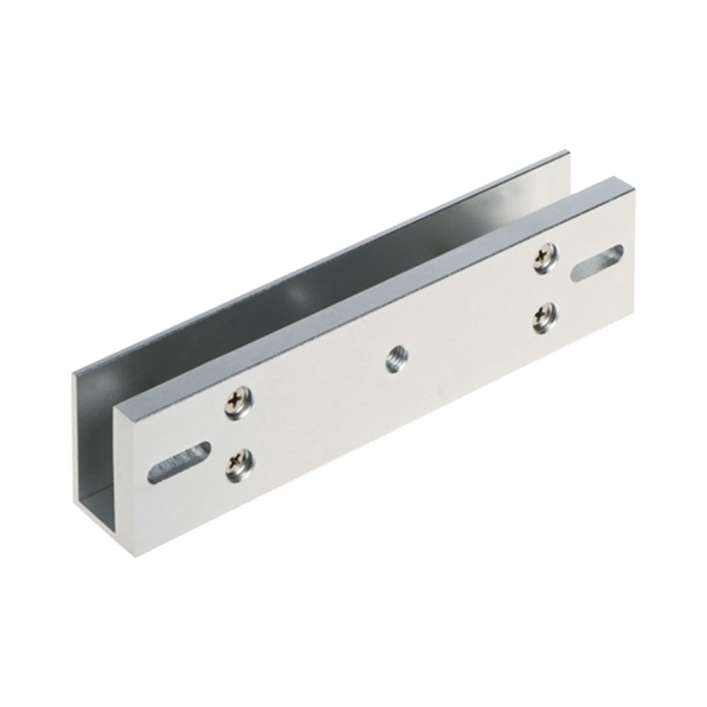 Bracket U Dahua para Cerradura DHI-ASF180U-V1 de Aluminio Alta Resistencia para Blindex Aluminio Metal DHI-ASF180U-V1
