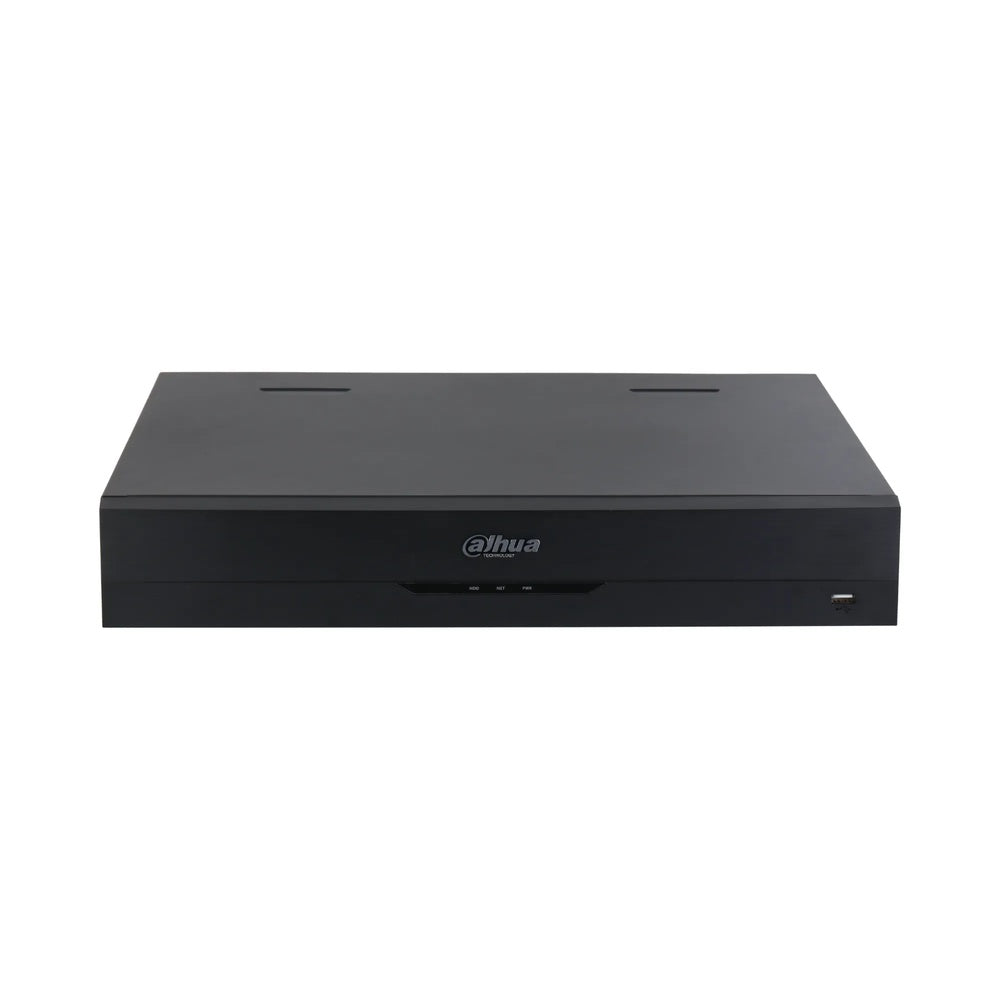 Grabador IP Dahua 32 Canales Wizsense Camara hasta 32MP Salida HDMI 8K ANPR SMD Plus 2xVGA 2xHDMI ONVIF DHI-NVR5432-EI2