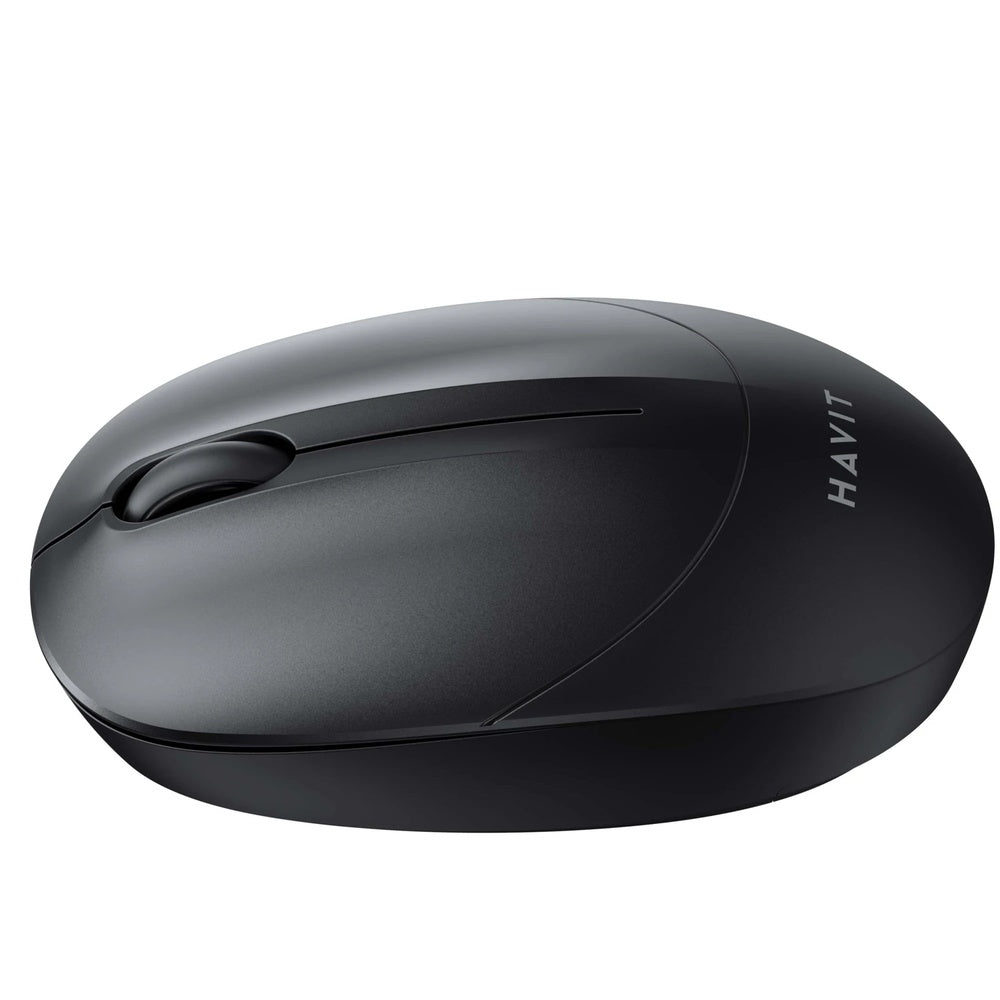 Mouse Havit Inalambrico 1600DPI 3 Botones Conexion Dual 2.4GHz y USB Alcance 10m color Negro MS54GT-BK