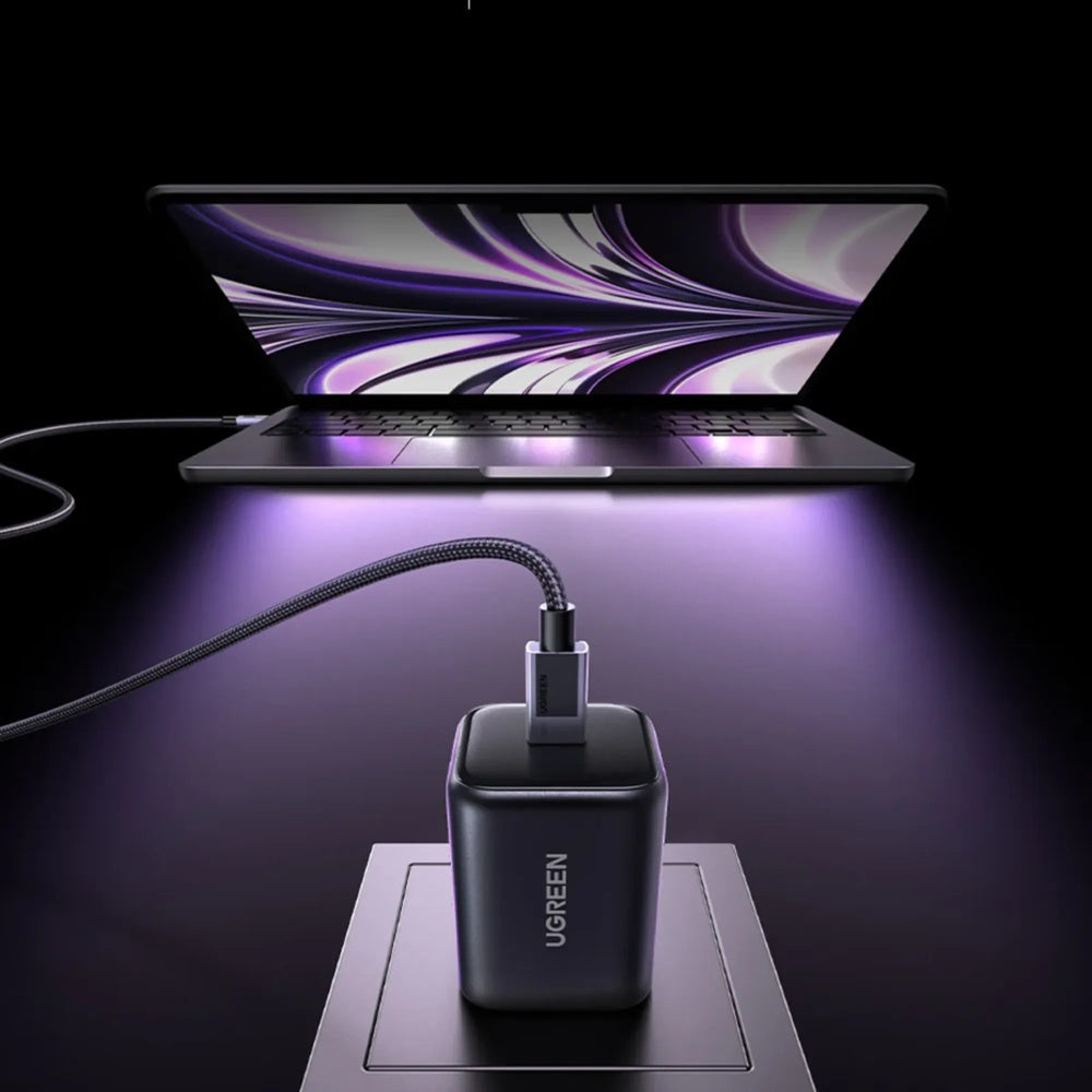 Cargador Ugreen 45W GaN Ultra Rapido Tecnologia PPS Inteligente Compatibilidad Universal 65050B