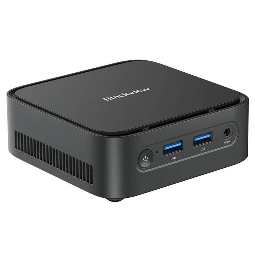 Mini PC Blackview AMD Ryzen 3500U 3.7GHz RAM 16GB Disco 512GB Video 4K WiFi Dual BTv4.2 Windows 11Pro Negro MP50-BLACK