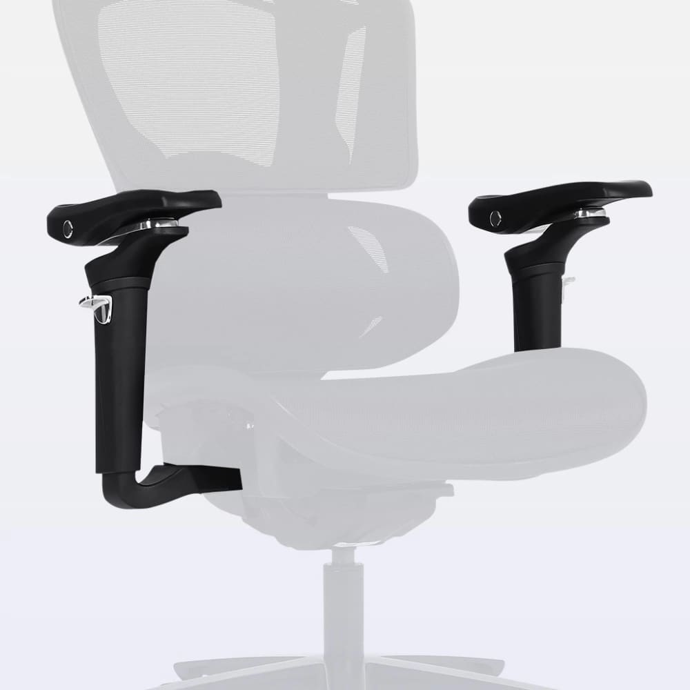 Silla de Oficina DT3 Ergonomica Chrono con Revestimiento Malla DT3 Vintex-C, Reposa Cabezas con Ajuste de Altura y Rotacion, 