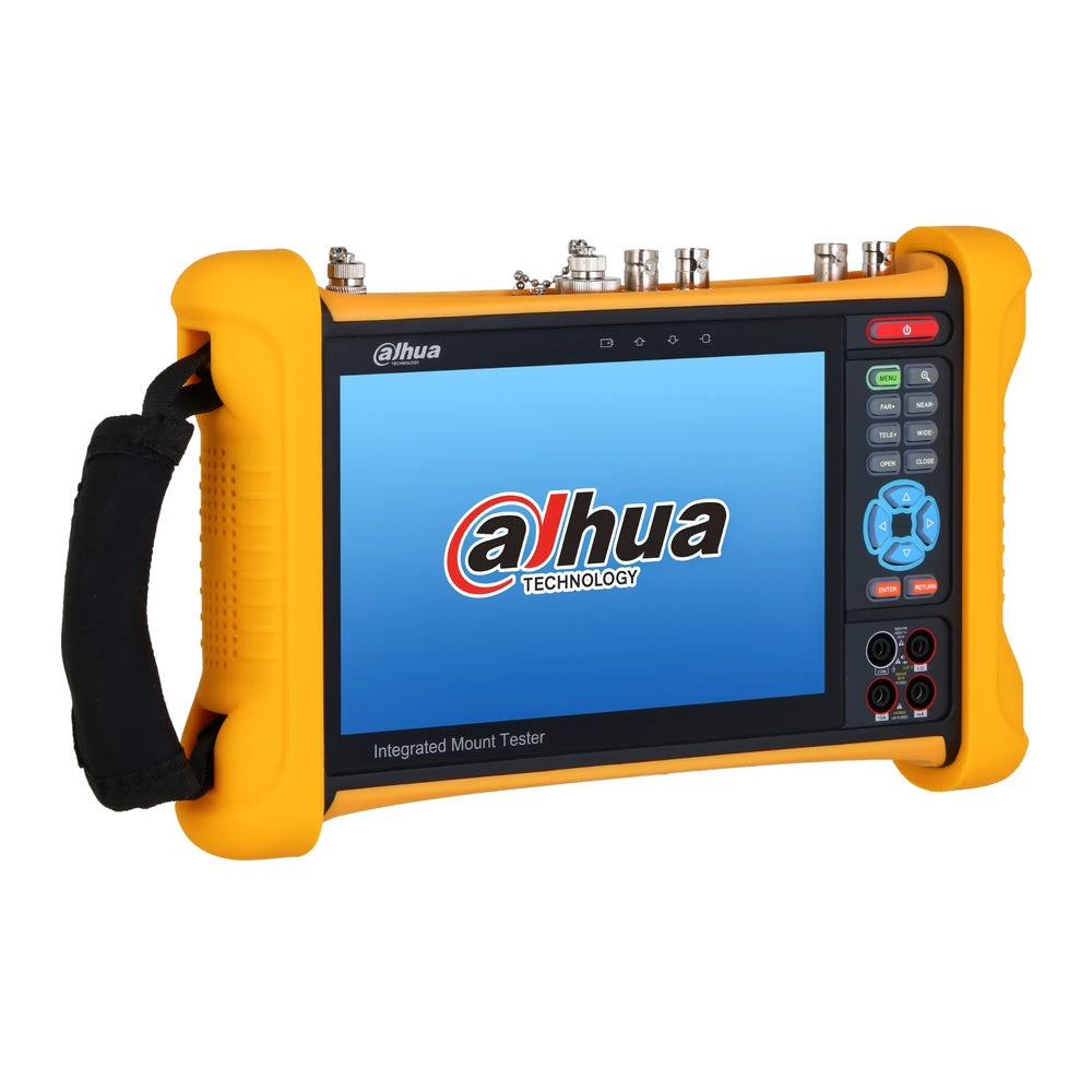 Tester Dahua para Camaras IPC HDCVI AHD HDTV CVBS HDMI In/Out Pantall 7" HD Tactil Testeo Cable de Red PFM906-E-V2
