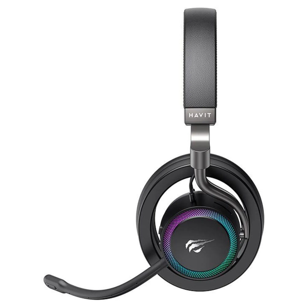 Audifonos de Oide Abierto Havit Gamer RGB Audio Espacial con Seguimiento de Cabeza Amplia Compatibilidad Fuxi-H8-BKOCH