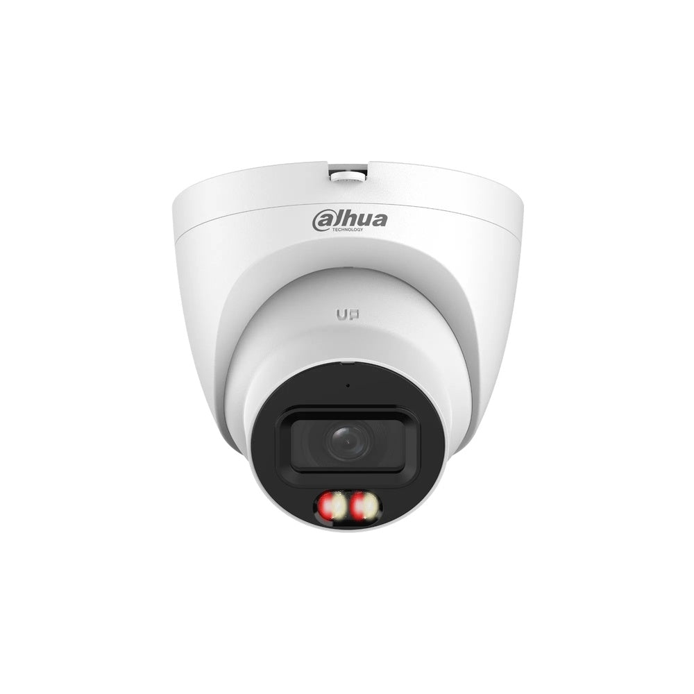 Camara IP Dahua Domo 12MP Wizsense Smart Dual Light Luz 30m Microfono Micro SD 256GB PoE IP67 IPC-HDW21249T-S-IL-28-S2