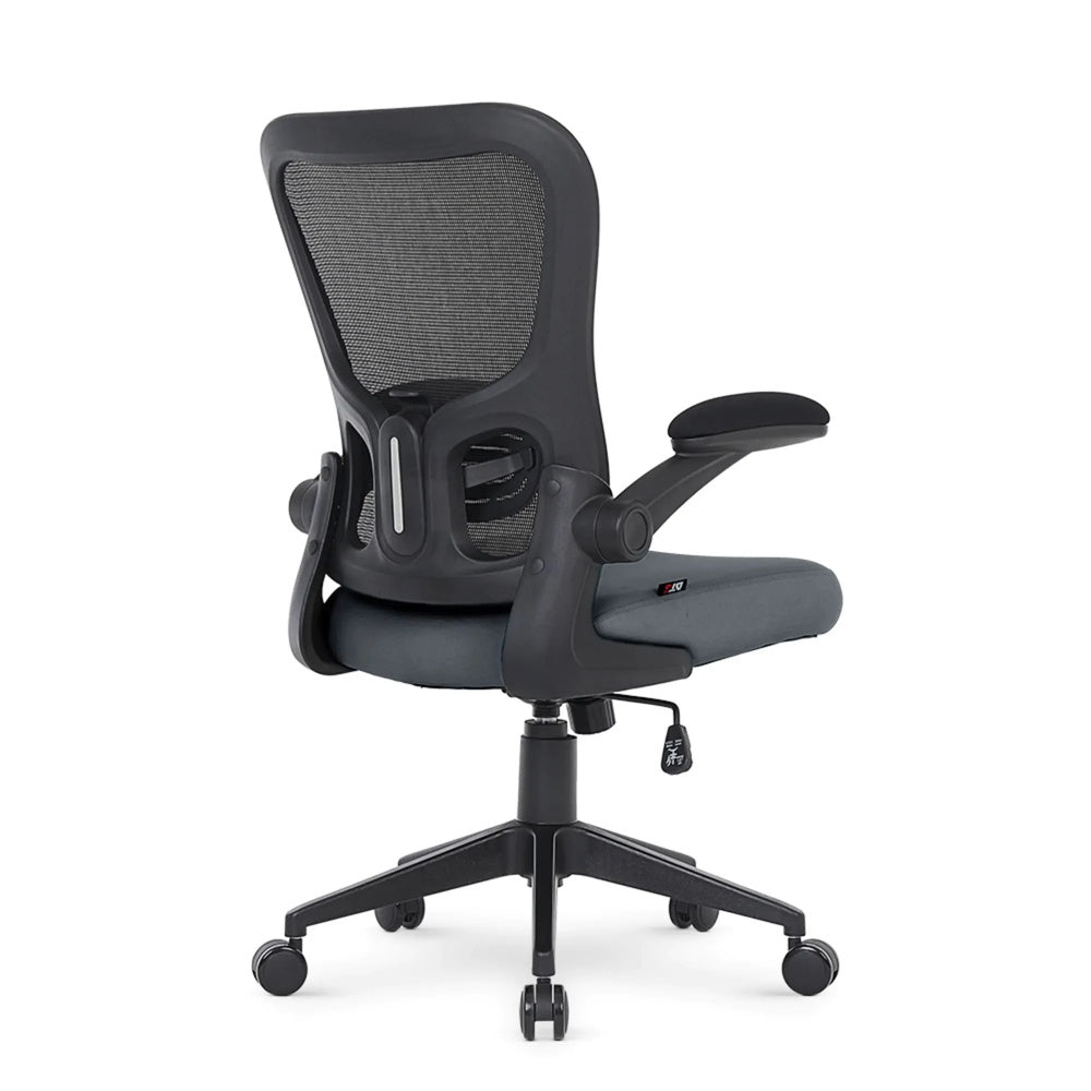 Silla de Oficina DT3 Ergonomica Revestimiento Malla Spandex en el Respaldar Apoyo Lumbar color Gris Oscuro 13906-9