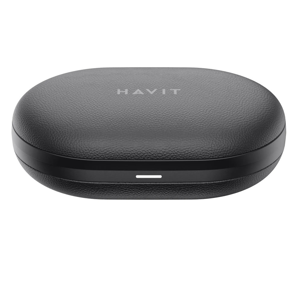 Auriculares Havit TWS de Oido Abierto Reduccion de Ruido AMB Bateria hasta 8.5 horas IPX5 color Negro OWS915-BK