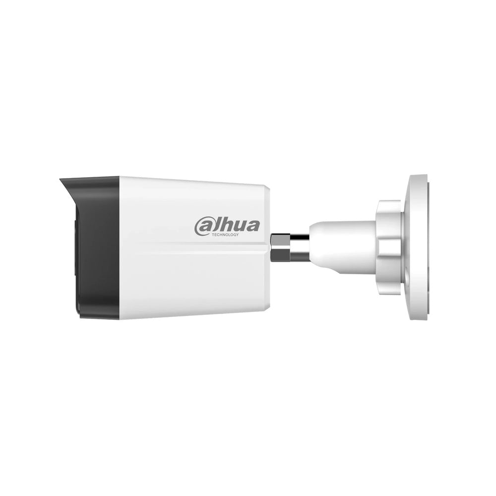 Camara IP Dahua Bala 8MP Metalico Lente 2.8mm Smart Dual Light Luz 30m Microfono PoE IP67 IPC-HFW1839TC-A-IL-S6-QH