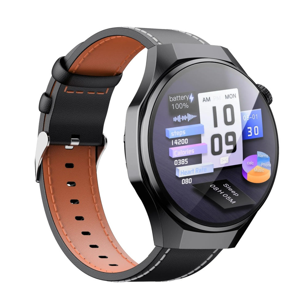 Reloj Smartwatch Havit Premium Classic Pantalla 1.46" TFT HD Cuerpo Metalico Aleacion de Zinc Llamadas IP68 M9064-BK