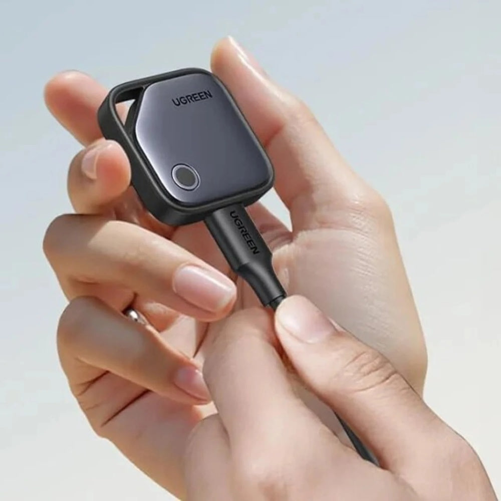 Pack x2 Localizador Ugreen Autonomia 1año Recargable por USB-C Diseñado para Apple Diseño Compacto y Seguro 75119A