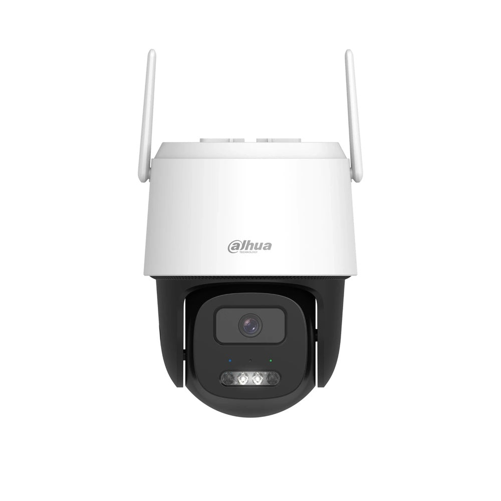 Camara IP Dahua 5MP WiFi Panel Solar y Bateria Integrada Sirena y Luz Disuacion Audio 2 Vias IP66 DH-IPC-BP5EP-0360B