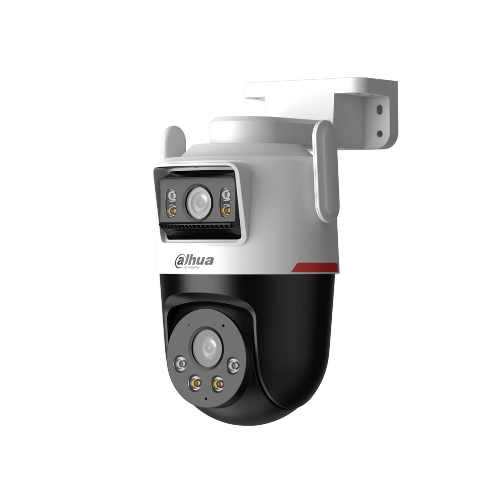 Camara IP Dahua PT WiFi6 Doble Lente 3+3MP Wizcolor Audio 2 Vias Detecta Persona Auto RJ45 IP66 DH-IPC-P3DP-3F-PV-P-PRO