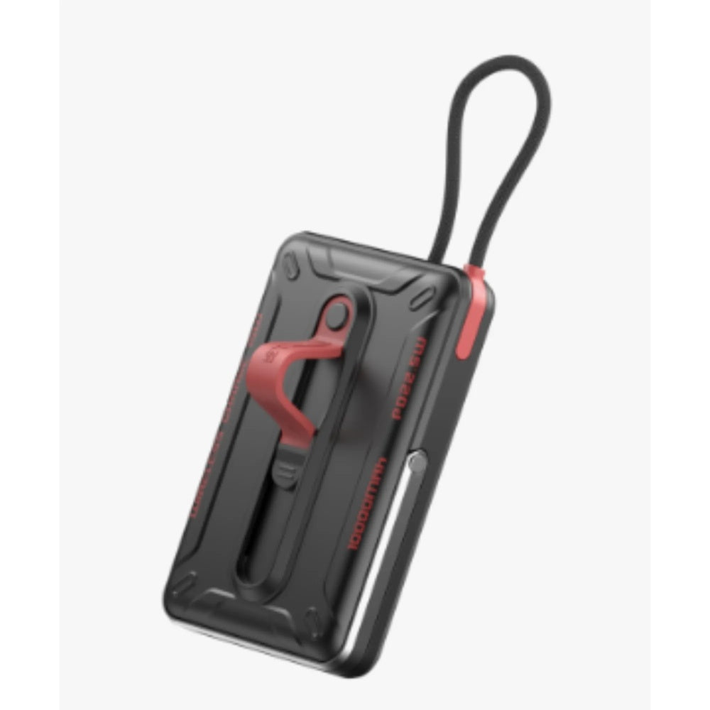 Power Bank Havit 10.000MmAh 38.5W Carga Rapida 22.5W Cable USB-C Integrado Carga Inalambrica 15W PB5251-BKR