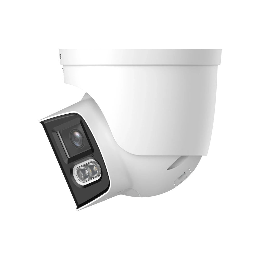 Camara IP Dahua Panoramica Domo 2x4MP Wizsense IR25m Luz20m Audio 2Vias EPTZ SMD3 12V PoE IP67 IPC-PDW2849P-A180-E2-S-PV