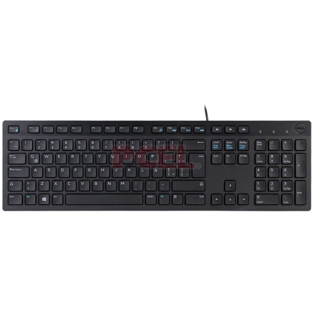 Teclado Dell KB216 Cableado en Español color Negro 580-ADRC