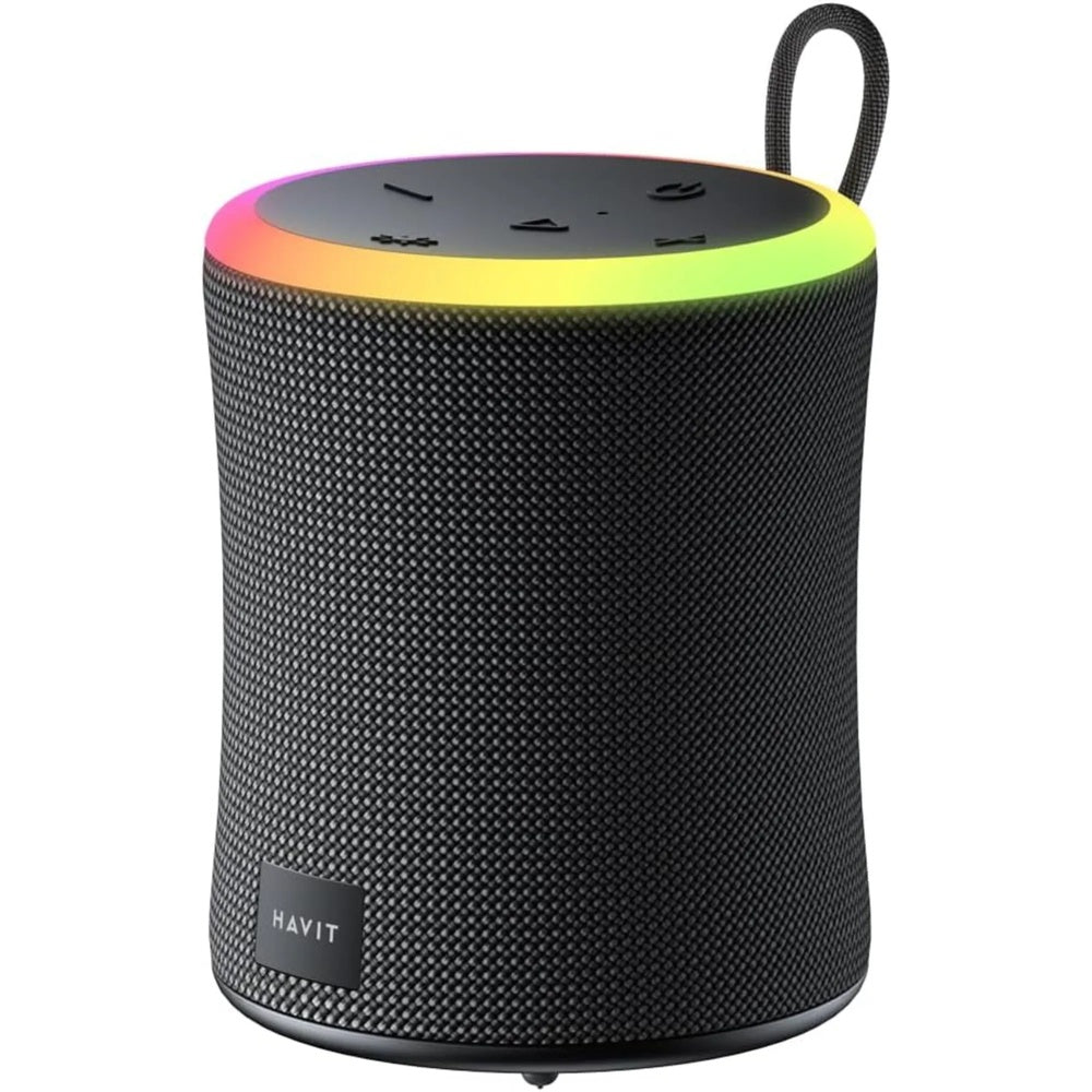 Parlante Havit RGB Potencia 10W TWS BT v5.3 Bateria 8 horas Resistente al Agua IPX6 SK832BT-BK
