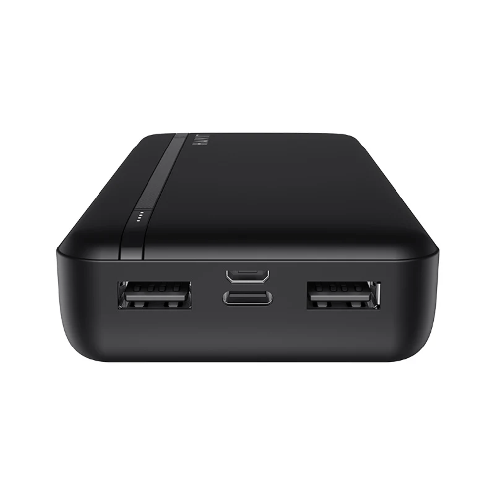 Cargador Portatil Havit Power Bank de 20.000 mAh puerto USB-A USB-C color Negro PB91-BK
