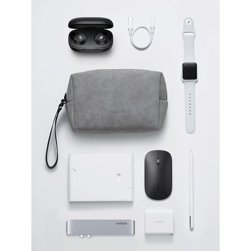 Bolsa Organizador de Viaje Ugreen para Cables y Accesorios Impremeable 19x12x8cm Material Premium y Resistente 80520