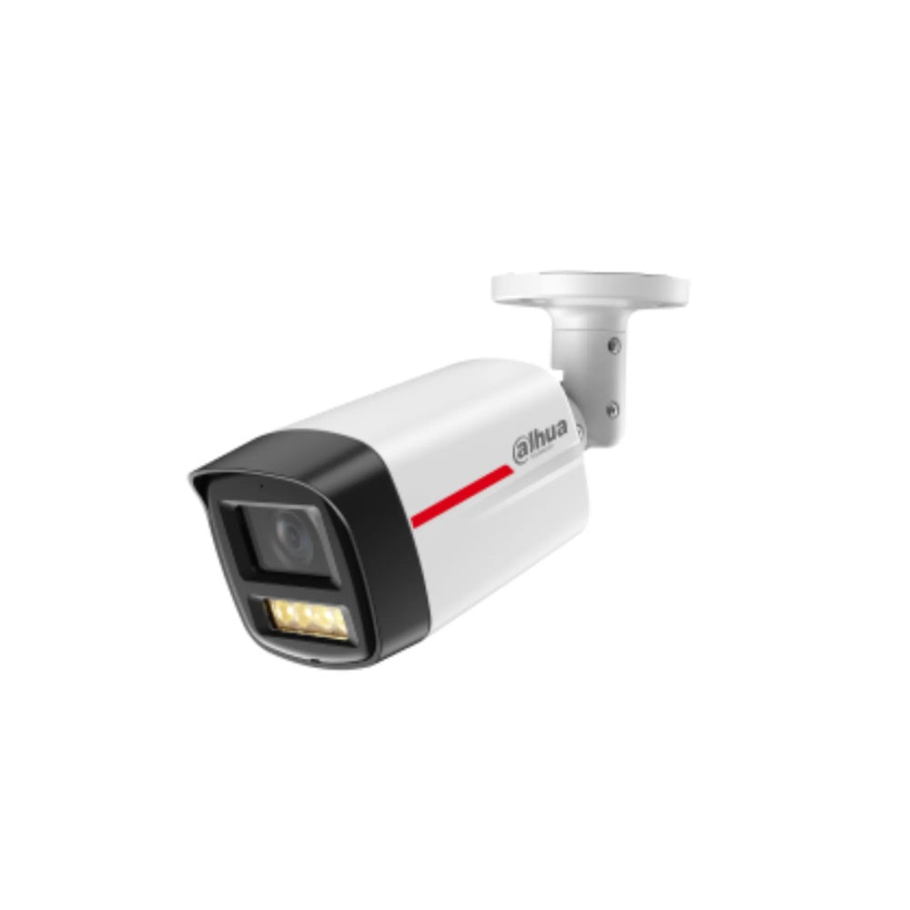 Camara IP Dahua Bala 8MP Metalica Wizcolor Wizsense Luz 50m Microfono SMD Plus MicroSD PoE IP67 IPC-HFW2849TL-S-LED-28-PR