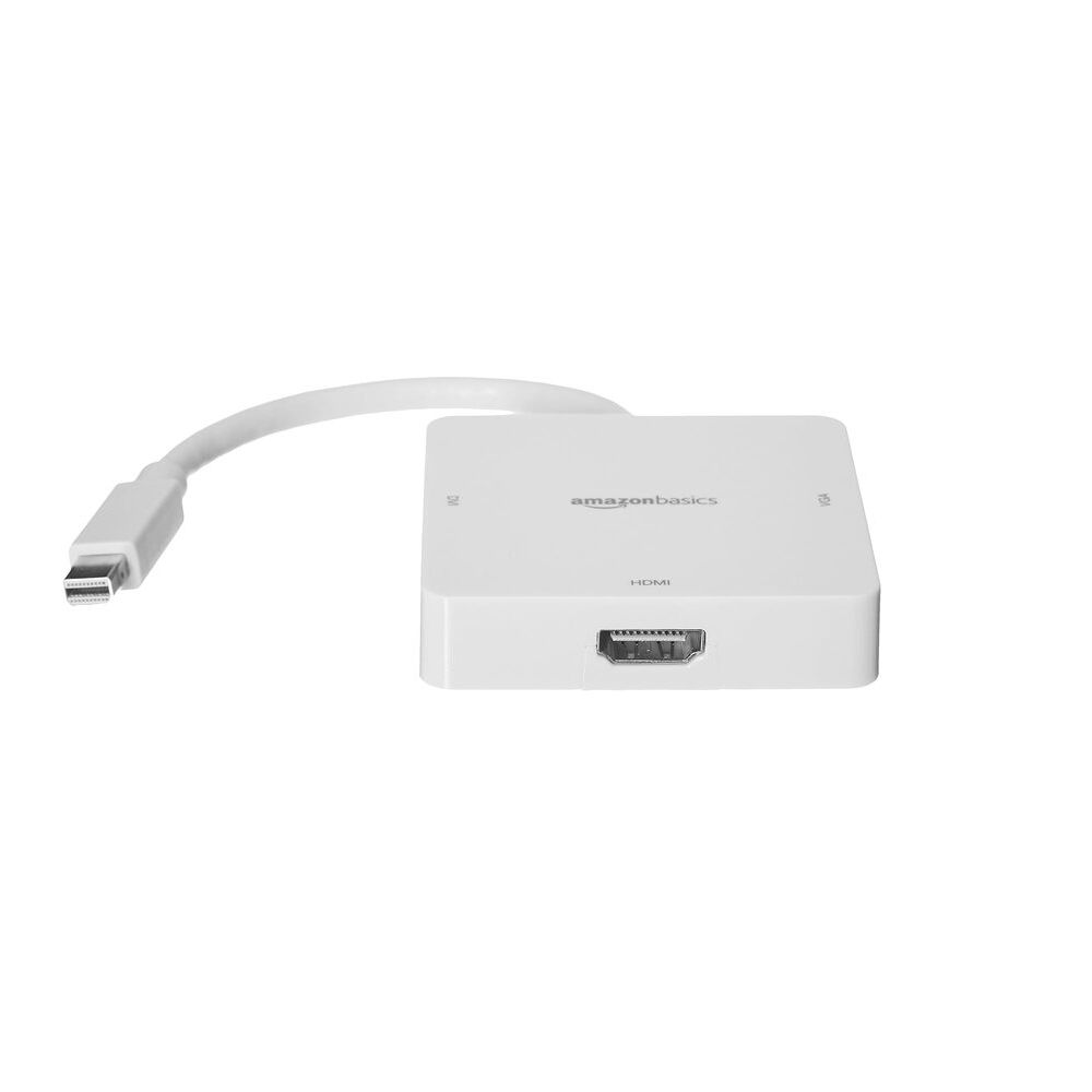 Adaptador Hub Amazon Basic Mini Display Port Thunderbolt 2 a HDMI VGA DVI JVAR_5
