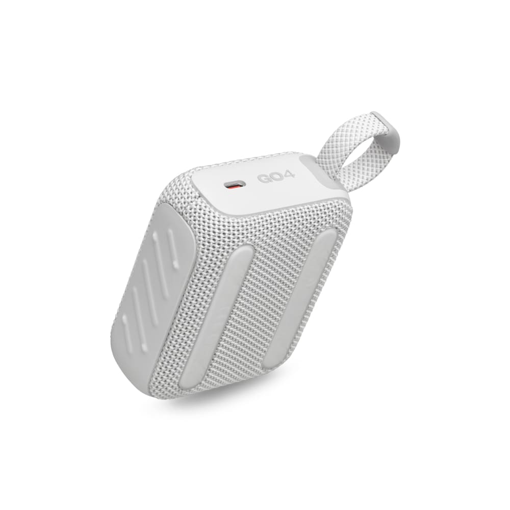 Parlante JBL GO4 Bateria hasta 7 horas Conexion Auracast 2 Parlantes color Blanco JBLGO4WHTAM