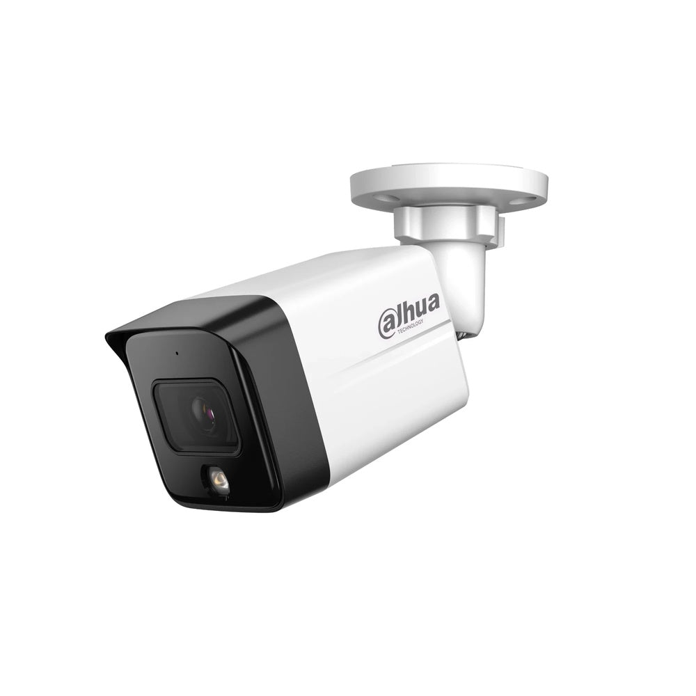 Camara IP Dahua Bala 8MP Metalico Lente 2.8mm Smart Dual Light Luz 30m Microfono PoE IP67 IPC-HFW1839TC-A-IL-S6-QH