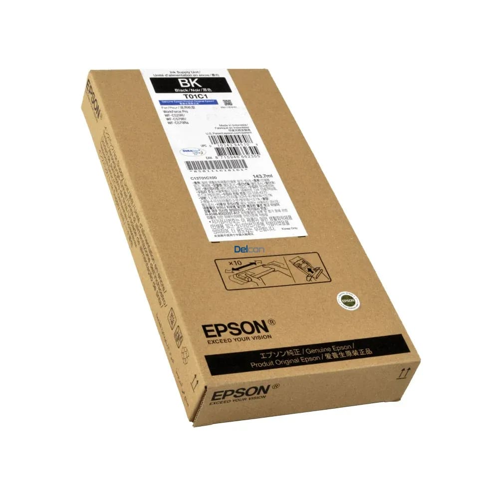 Cartucho de Tinta Epson T01C Rendimiento hasta 5.000 Paginas color Negro T01C100