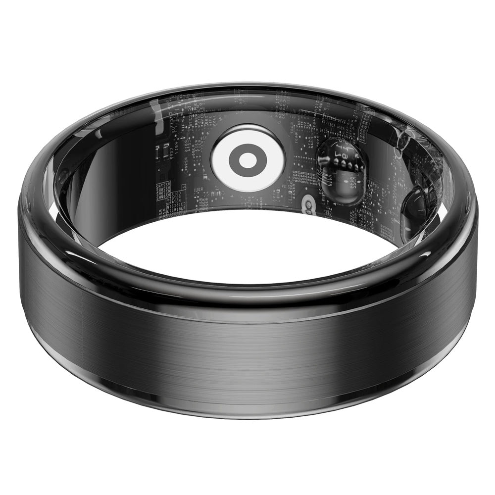 Anillo Inteligente Havit Tamaño #12 Diametro Monitorea Salud Resistencia 5ATM Estuche carga 13 veces Negro M7083-12-BK