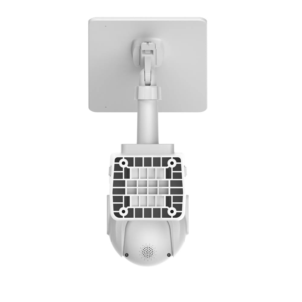 Kit Camara IP con Panel Solar Dahua 4MP Detec. Persona y Auto Audio 2 Vias Sonido y Luz Alarma IP66 DH-KIT-BP4A-4G-M0508