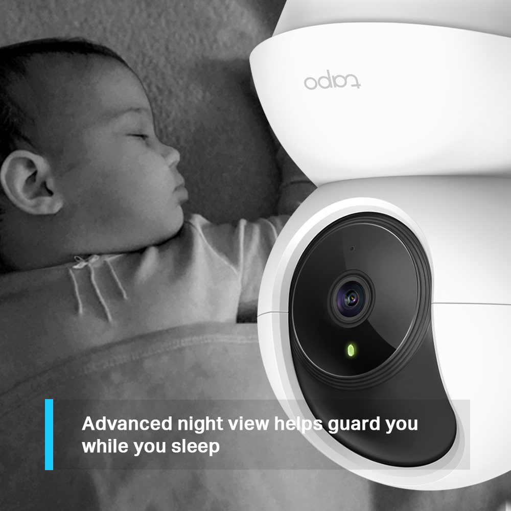 Camara Tapo 2K QHD WiFi Giro Horizontal 360grados con Modo Infrarrojo y Deteccion IA sensor movimiento audio de 2 vias C200